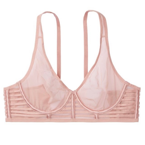 Victoria's Secret Other - NWT Victoria’s Secret Very Sexy Unlined Mesh Plunge Bra - 32DDD